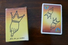 Ancien jeu de 32 cartes à jouer publicitaire Bières belges Cartes sous blister