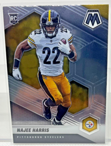 Najee Harris ROOKIE CARD - 2021 Panini Mosaic Football Card #313 Steerlers
