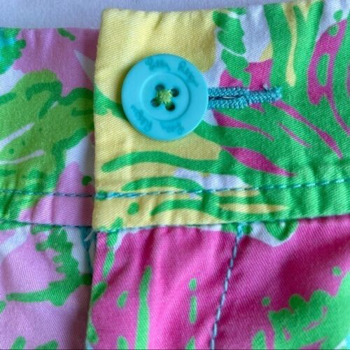Corto LILLY PULITZER Talla 00 Impreso de Hibisco The Callahan L14 - Imagen 9 de 12