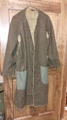 WW2 US Army WOOL LINER for TRENCH COAT OVERCOAT Size 37R Original