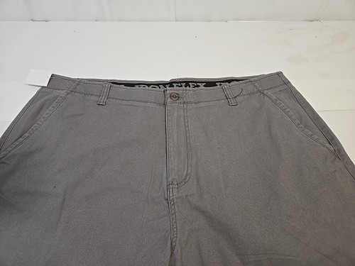 Sz 42 Men's Iron Flex Shorts. Greystone Color, 10" Inseam New - Picture 3 of 8