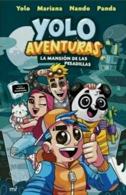 Yolo Aventuras. La Mansión De Las Pesadillas YOLO Spanish Book Brand New