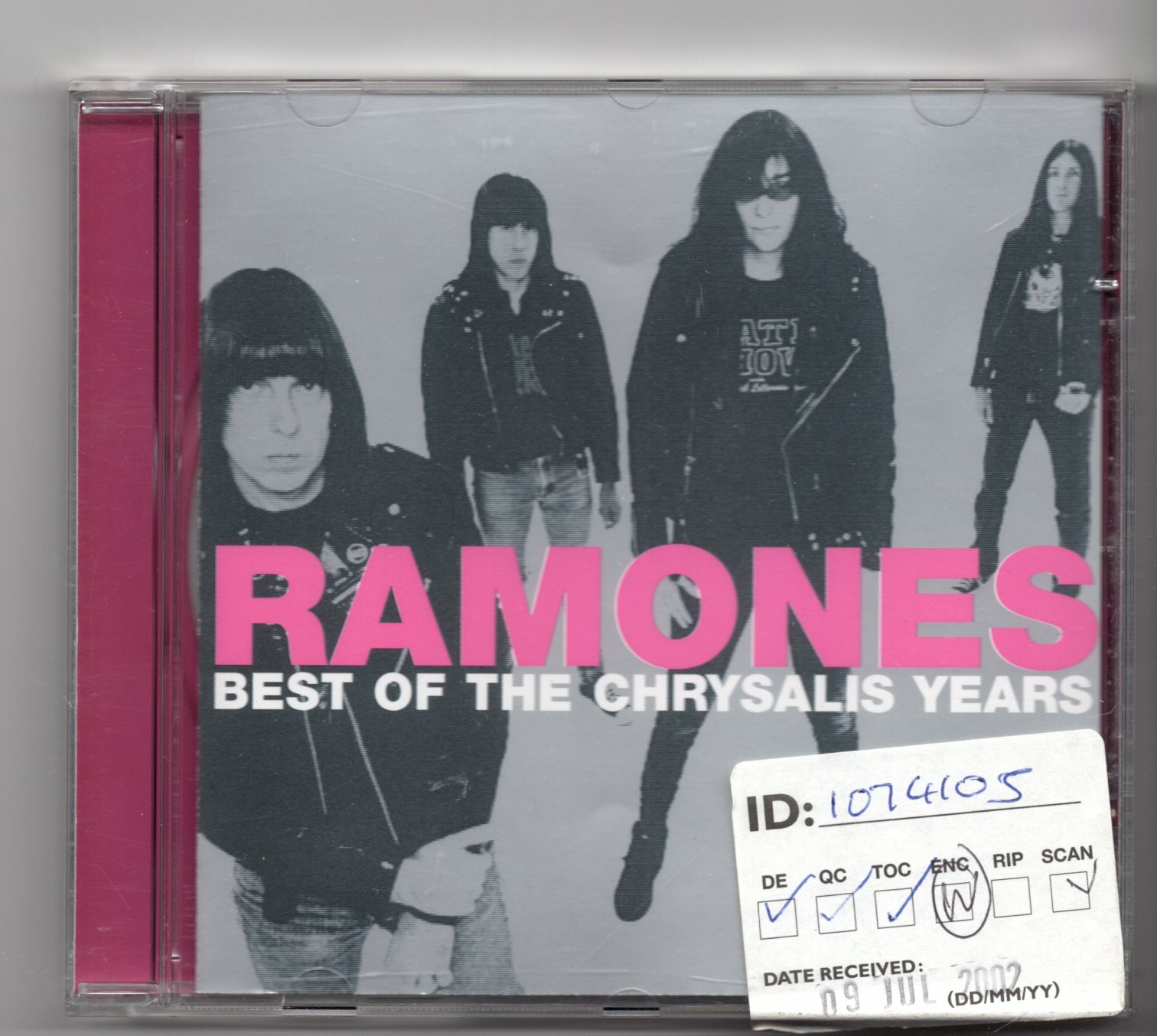 (JG381) The Ramones, Best Of The Chrysalis Years - 2002 CD