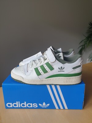 NEU Adidas Forum 84 Low green 43 1/3 US 9 5 UK 9 WHITE GRÜN WEISS Sneaker NEW