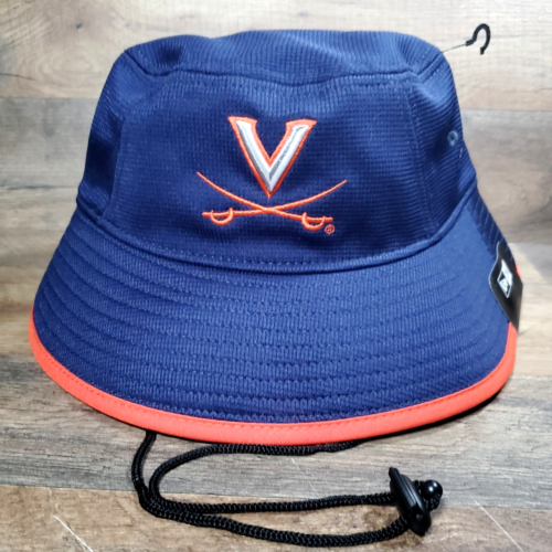 New Era Men's Virginia Cavaliers Navy Game Day Bucket NCAA Hat NEW