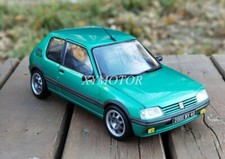 Norev 1:18 Peugeot 205 1990 Diecast Model Car Toys Hobby Gift Green Collection