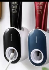 automatic toothpaste dispenser toothbrush holder
