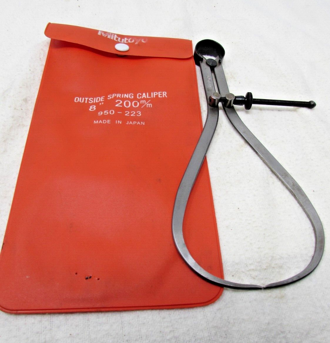 Exc. Mitutoyo 8" outside spring Caliper 950223 INSTITUTO TECNOLÓGICO