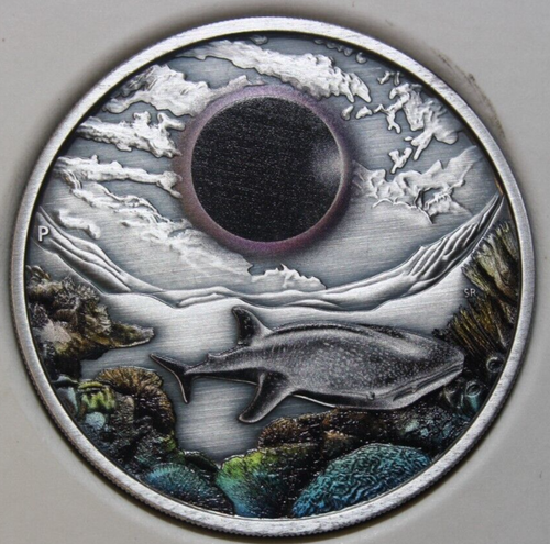 Australia 2 dólares 2023 plata 2 oz F#6183 Ningaloo eclipse eclipse eclipse - Imagen 5 de 13