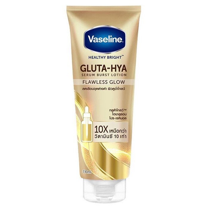 Vaseline GLUTA-HYA 300ml✖️4本　新品 4x Vaseline Healthy Bright Gluta Hya Serum Burst Lotion Dewy