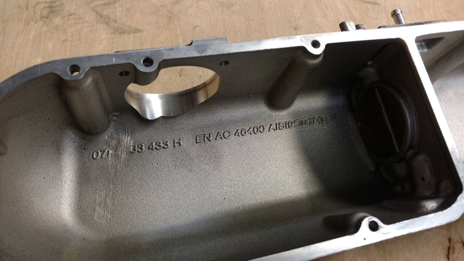 LAMBORGHINI MURCIELAGO LP640 LP670 UPPER INTAKE MANIFOLD OEM 07M133433H