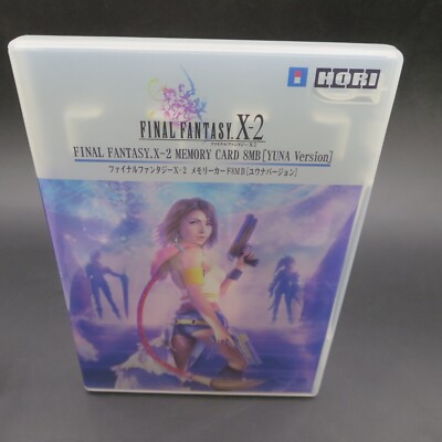 Final Fantasy X-2 Memory Card 8MB Yuna Version PS2 with Case