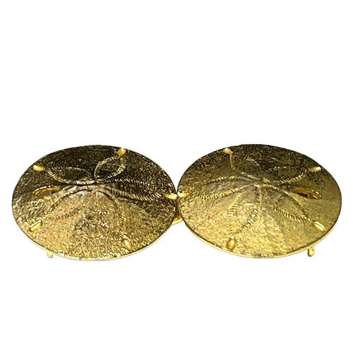 Ceinture Vintage Années 80 ACCESSOCRAFT - Ton Or, élastique, Taille Extra Petite (XS)