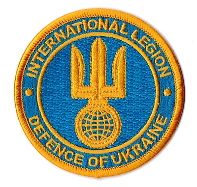 Patche Ukraine patch Legion Ukrainienne tactical écusson thermocollant - Photo 1/4