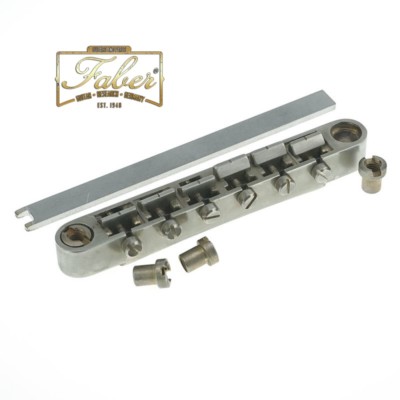 Faber ABRL-B-NA ABRLBNA Locking Bridge Pat.Pend. ,SOLID BELL BRASS 3031-16 Aged