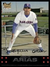 2007 Topps #286 Joaquin Arias RC Texas Rangers Baseball