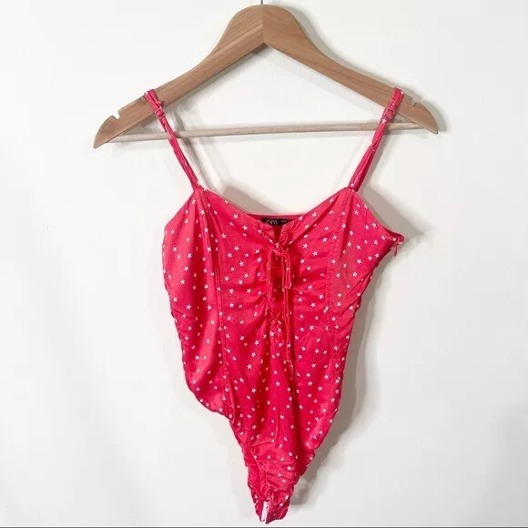 Zara cheap red swimsuit