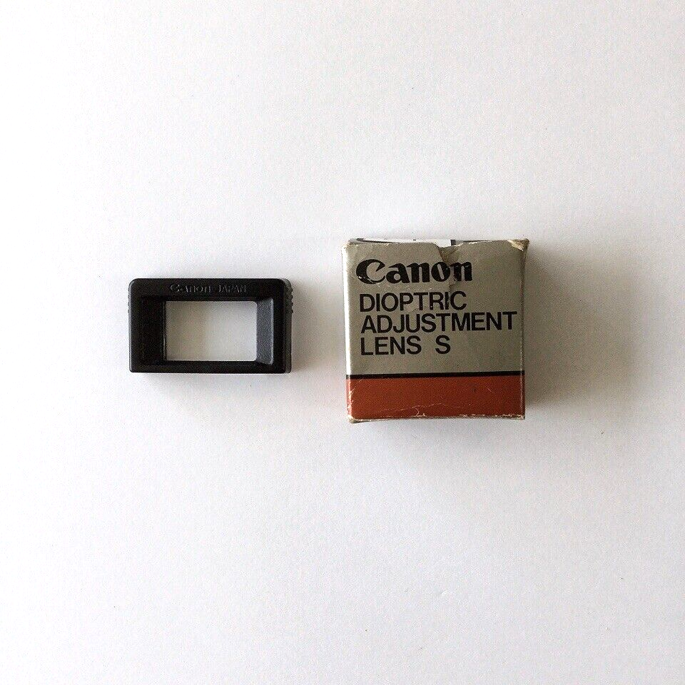 Canon +1.0 Dioptric Adjustment Lens S correctly diopter for AE1 A1