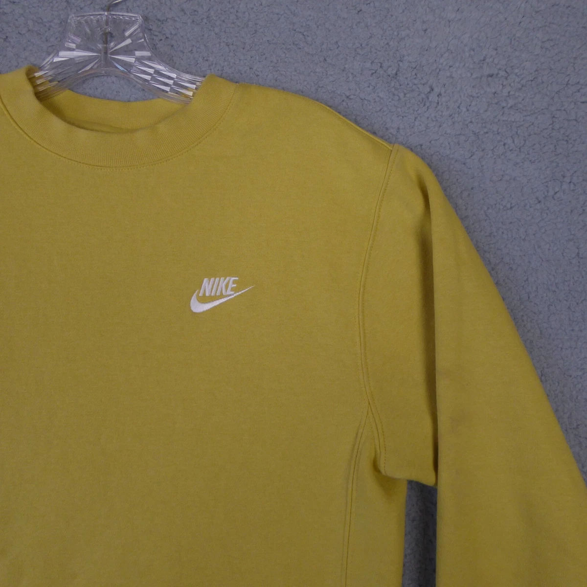 Yellow hotsell nike crewneck