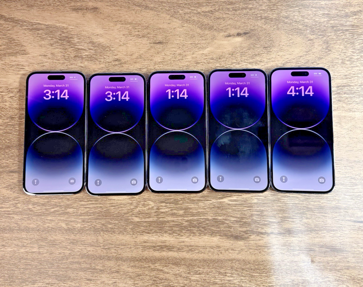 5x Units Wholesale - Apple iPhone 14 Pro 128GB Deep Purple