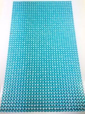 CraftbuddyUS 1500 BULK Sheet 5mm TURQ Self Adhesive Diamante Stick on Rhinestone