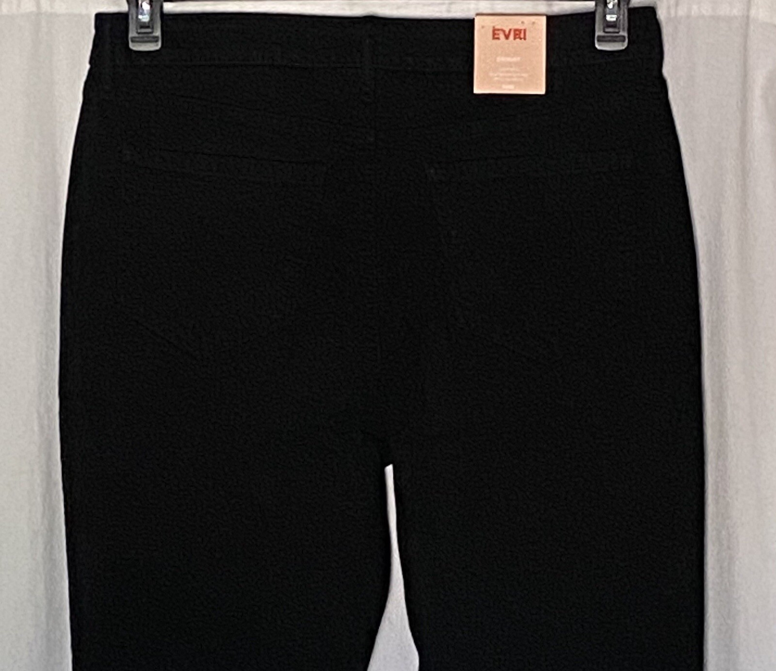 High Rise Jeans 14 Wide NEW Black Wash EVRI 14W Pants Denim Jeggings Plus Size