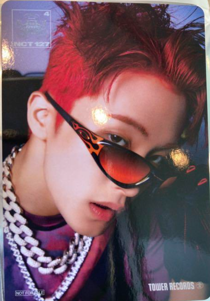NCT127 2 Baddies Tower records Limited Official Photo card POB NCT