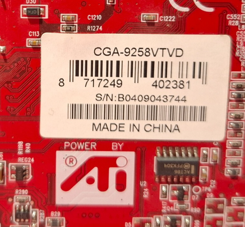 CGA-9258VTVD ATI GRAPHIC CARD FOR PC - Picture 4 of 5