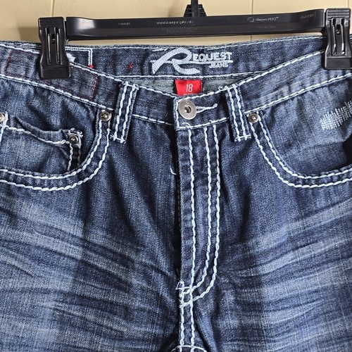 Boy's Houston Boot Stretch Request Jeans 18 - Picture 4 of 11
