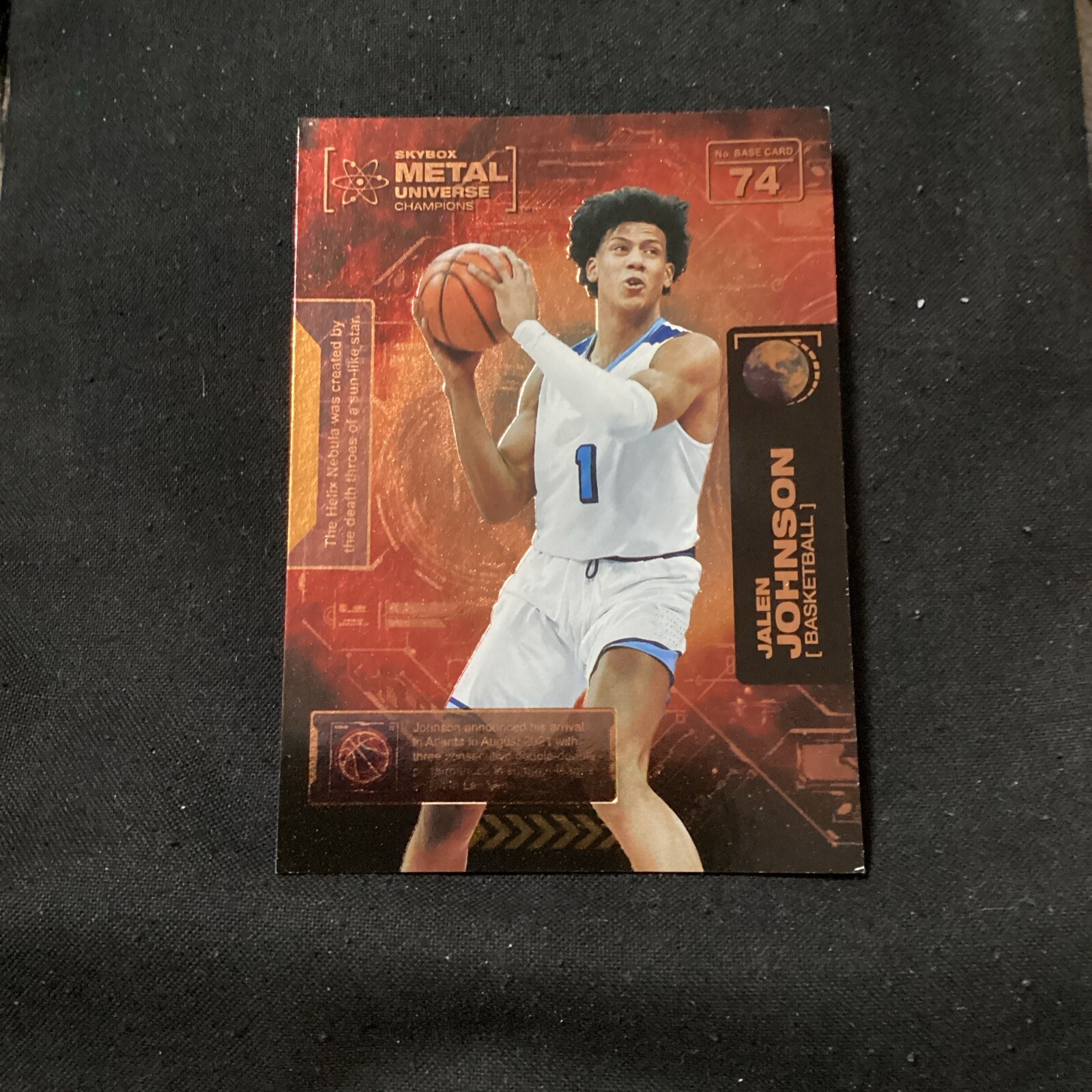 2021 Skybox Metal Universe Champions Copper Jalen Johnson #74 Rookie          64