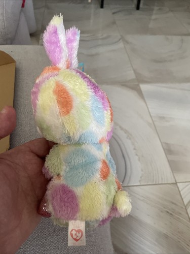 Ty Beanie Boos Bloomy Bunny Rabbit Soft Toy 8.5" 2018 #803 - Picture 3 of 8