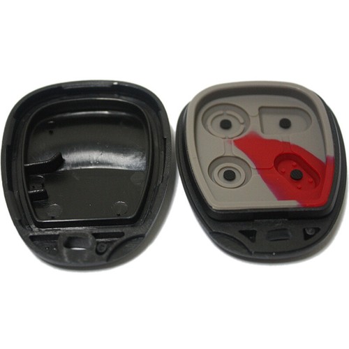 2pcs Remote Key Shell Fob Cover Case 4 Buttons Fit For Chevrolet Blazer Corvette - Picture 3 of 3