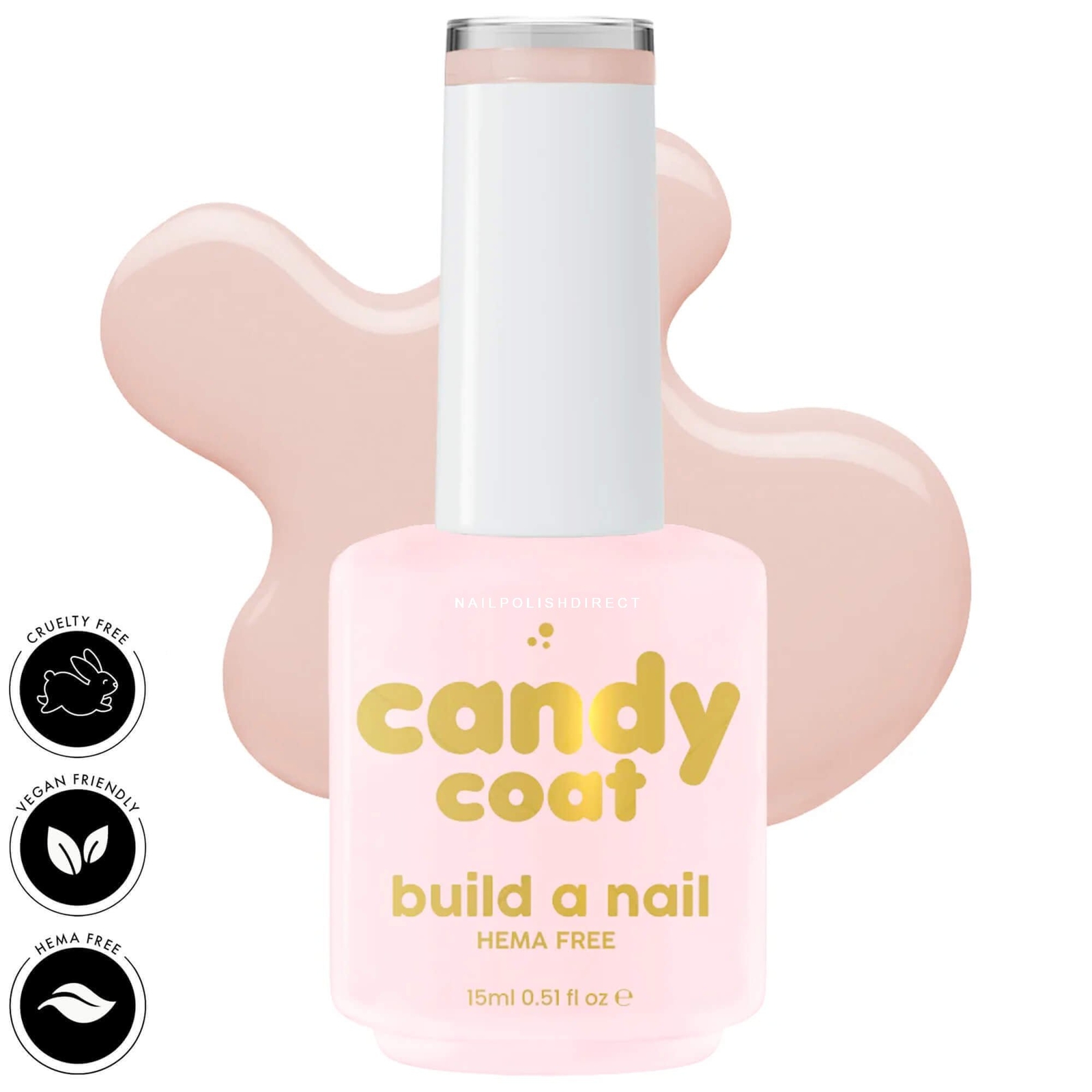 Candy Coat Build-a-Nail - Hema Free Builder Gel - BH006 15ml