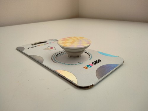 PopSockets® Phone Grip & Stand, Sunset Checker, Swappable Top - Picture 2 of 6