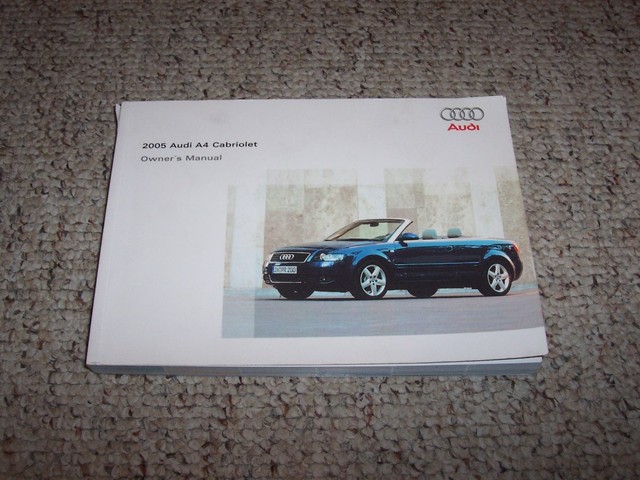 2005 Audi A 4 1 8 T Owners Manual Pdf