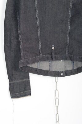 Veste En Jean GIRBAUD - Taille 42 Femme - Bleu - Neuf Sans Étiquettes
