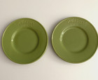 Mason Craft & More Green Ceramic Small Plate Set Of 2 Contemporary Logo EUC