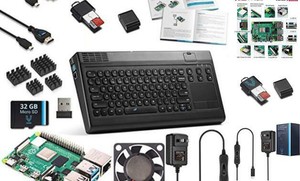 4gb raspberry touchpad keyboard pi hub desktop complete kit case