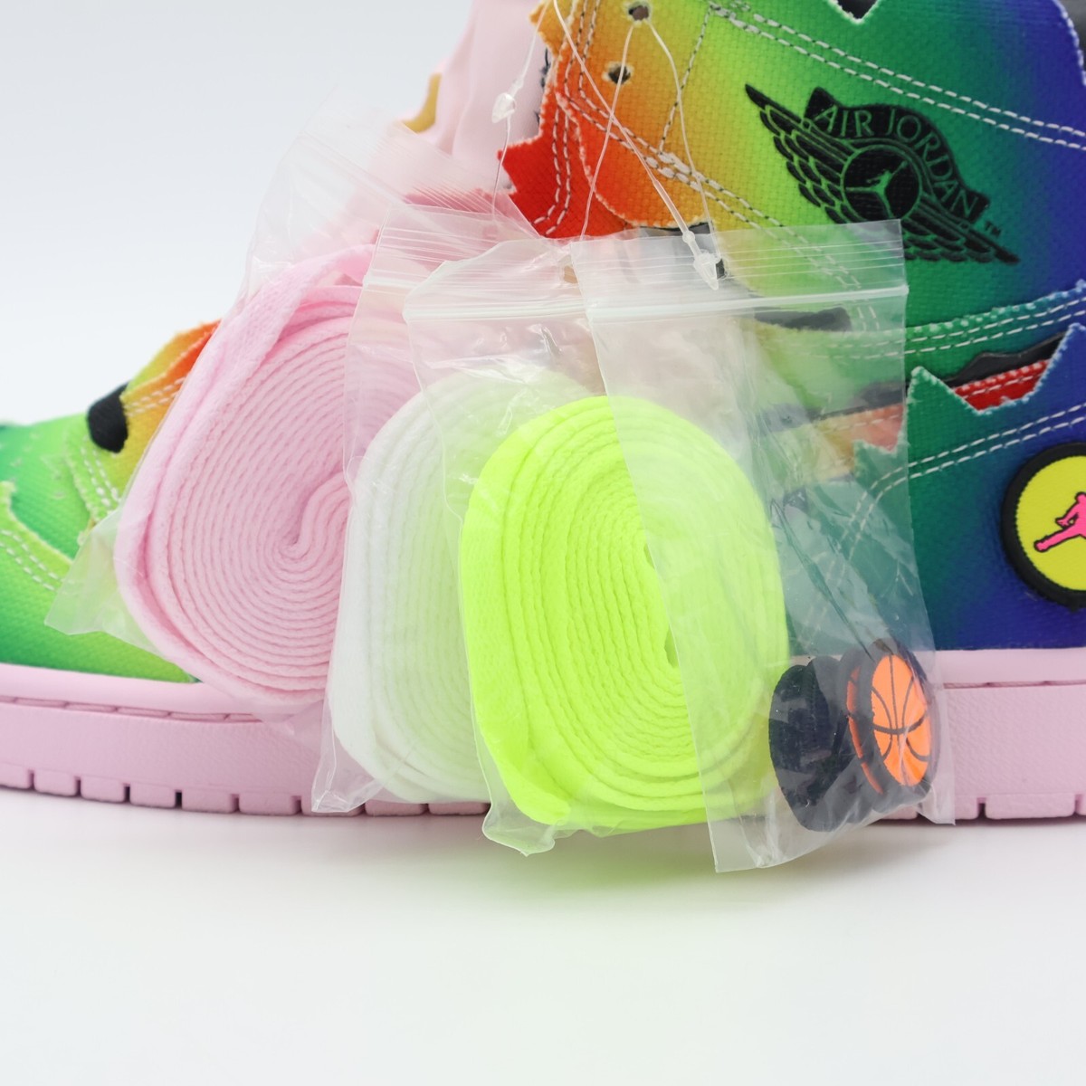 DC3481-900 Nike Air Jordan 1 Retro OG High J Balvin Raibow Pink