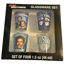 2018 Step Brothers 4pc Shot Glass Set 1.5 oz ...