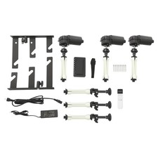 3 Roller Motorized Electric Background Support System Wall Ceiling Mount with RC