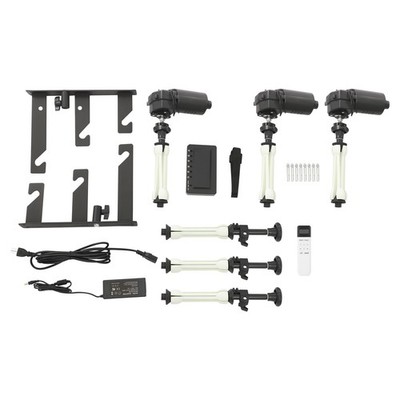3 Roller Motorized Electric Background Support System Wall Ceiling Mount with RC