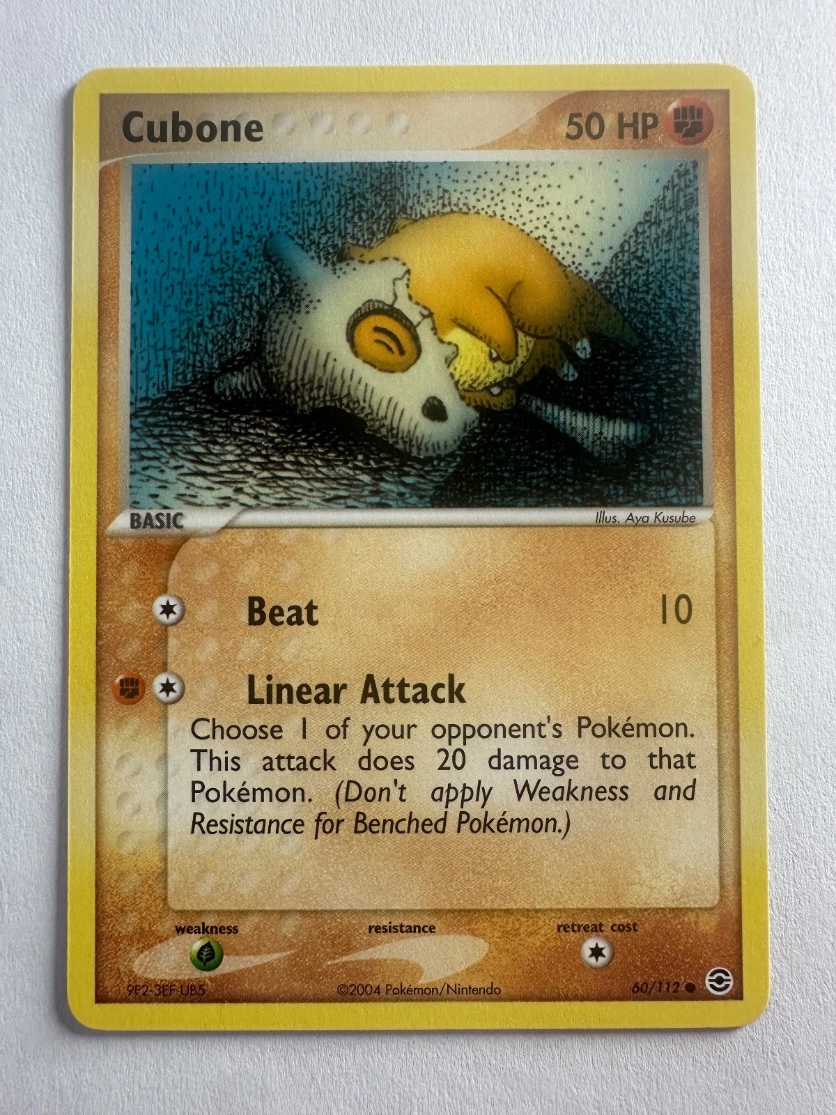 Cubone 60/112 Common FireRed & LeafGreen Pokemon Near Mint