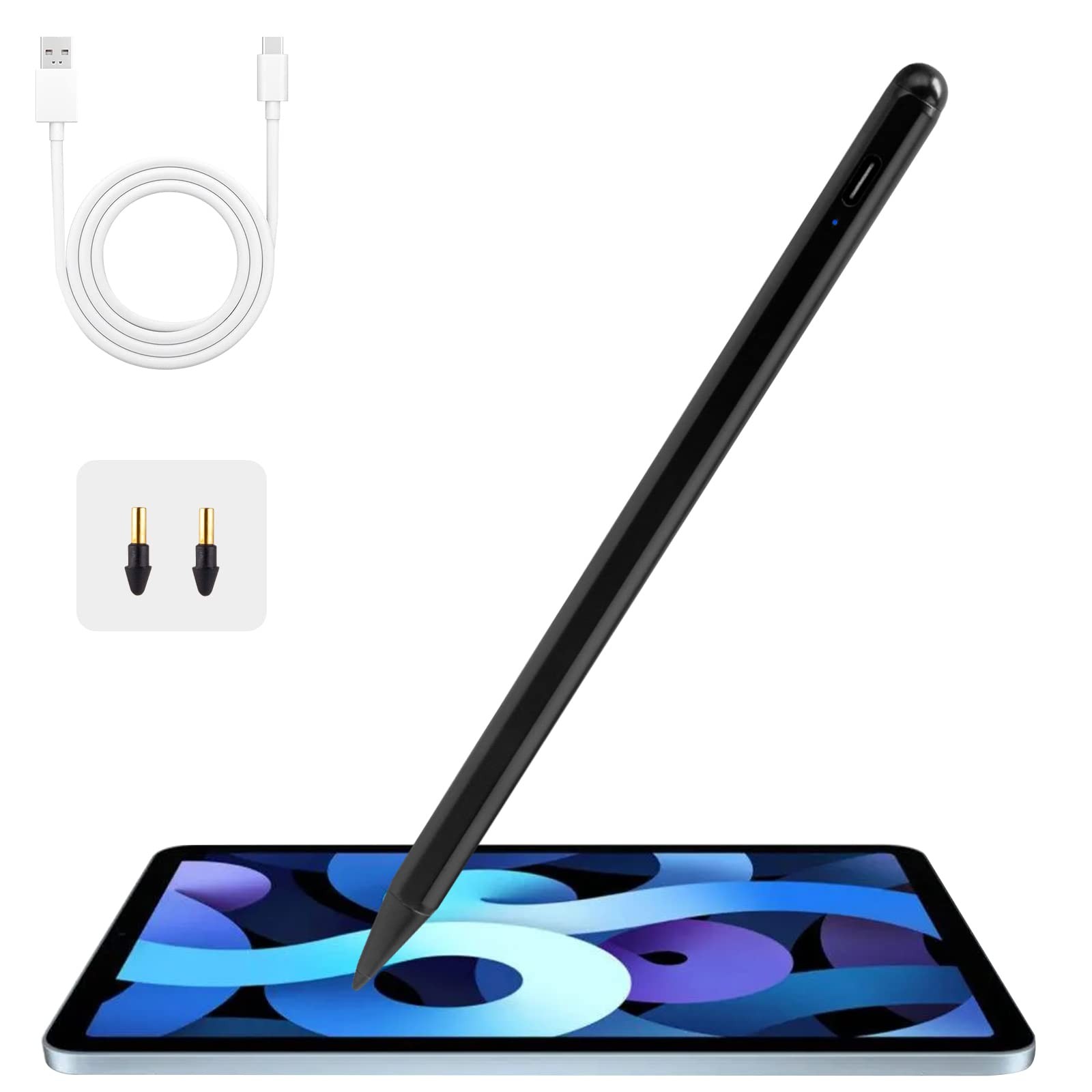 10.2-inch Rechargeable Active Stylus with Palm Rejection in Black