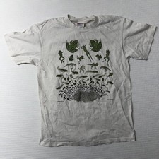 Vintage Hanes Frog Metamorphosis Shirt Mens Medium White Liberty Graphics 90s