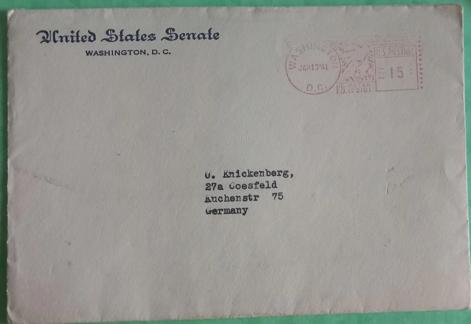 Original (?) Unterschrift / Brief John F. Kennedy. - Bild 4 von 4