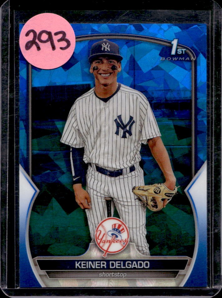 2023 Bowman Chrome Sapphire Keiner Delgado 1st #BCP-191 Yankees
