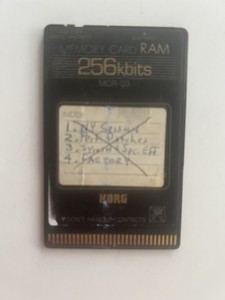 Korg M1 Memory Card | eBay
