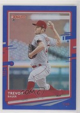 2020 Panini Donruss Holo Blue Trevor Bauer #155 2qw