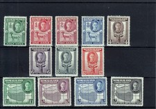 BRITISH SOMALILAND 1942  SG 105-116   ANIMALS MAPS  MLH*